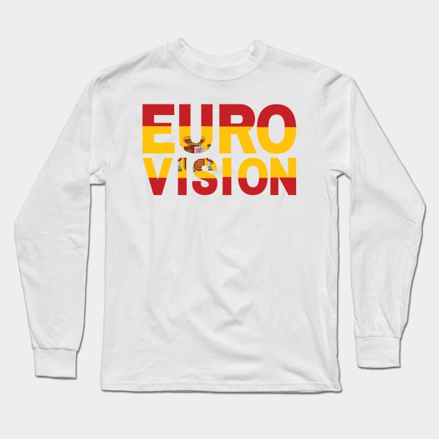 Eurovision - Spain Long Sleeve T-Shirt by KIP